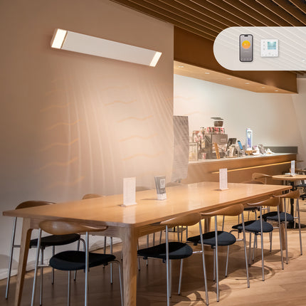 Smart HeatBar Infrarood straler - Ostuni LED - 2400 Watt - Verwarminghandel