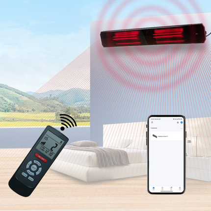 Smart-D HeatBar Infraroodstraler met korte en lange golf - 2200 Watt