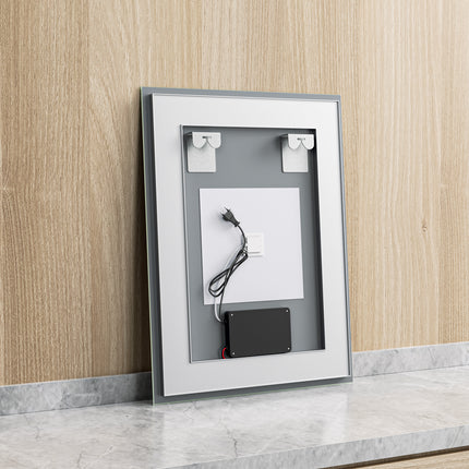 Moderne Badkamer Spiegel "Ottana" - 80 x 60 cm - LED & Anti - condens - Verwarminghandel