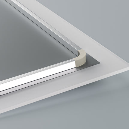 Moderne Badkamer Spiegel "Oristano" - 80 x 60 cm - LED & Anti - condens - Verwarminghandel