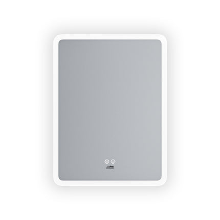 Moderne Badkamer Spiegel "Alghero" - 80 x 60 cm - LED & Anti - condens - Verwarminghandel