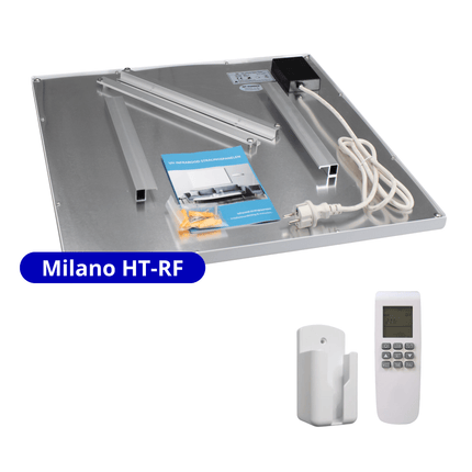 Infrarood Paneel Milano HT - Draadloze bediening - 60 x 60 cm - 450 Watt - Verwarminghandel