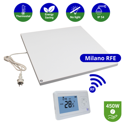 Infrarood Paneel Milano RFE - Draadloze thermostaat - 60 x 60 cm - 450 Watt