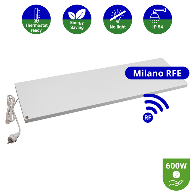 Infrarood Paneel Milano RFE - Draadloze thermostaat - 30 x 150 cm - 600 Watt - Verwarminghandel