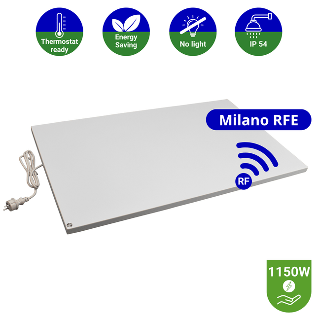 Infrarood Paneel Milano RFE - Draadloze thermostaat - 75 x 120 cm - 1150 Watt - Verwarminghandel