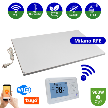 Infrarood Paneel Milano RFE - Draadloze thermostaat - 60 x 100 cm - 700 Watt