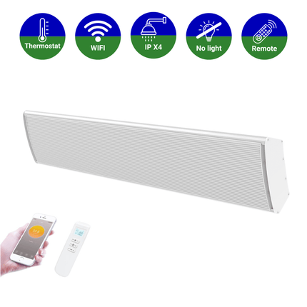 Smart HeatBar Infrarood straler - Ostuni - 2400 Watt - Verwarminghandel