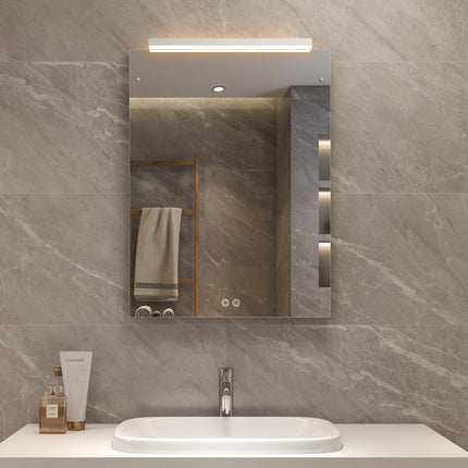 Infrarood Paneel Spiegel - Palermo LED - 80 x 60 cm - 500 Watt - Thermostaat & Wifi - Verwarminghandel