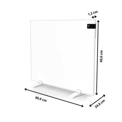 Infrarood Paneel Superia V3 - Wand of vrijstaand - 60 x 60 cm - 360 Watt - Verwarminghandel