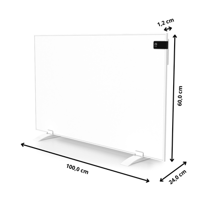 Infrarood Paneel Superia V3 - Wand of vrijstaand - 60 x 100 cm - 600 Watt - Verwarminghandel