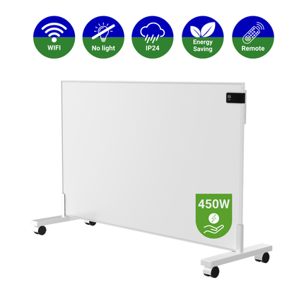 Infrarood Paneel Superia V3 - Wand of vrijstaand - 50 x 90 cm - 450 Watt - Verwarminghandel