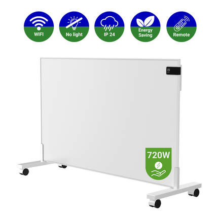 Infrarood Paneel Superia V3 - Wand of vrijstaand - 60 x 120 cm - 720 Watt - Verwarminghandel