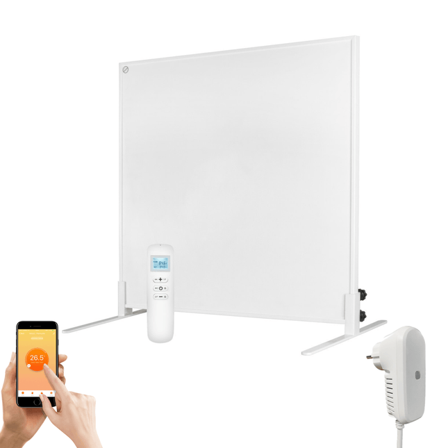 Infrarood Paneel Torino - 62 x 62 cm - 350 Watt - Afstandsbediening & Wifi - Verwarminghandel