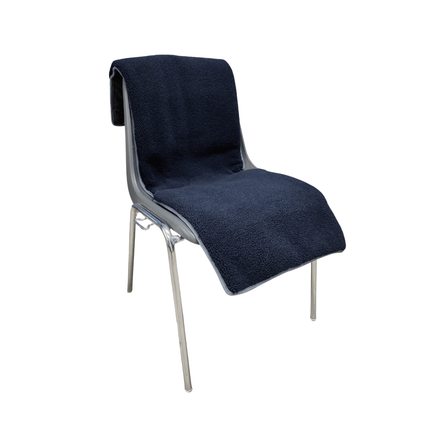 Regelbare stoel verwarmer "Vulcano" - Teddy Donkerblauw - 40 x 120 cm (100 Watt) - Verwarminghandel