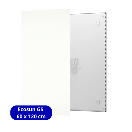 Infrarood Paneel Serie GS 60 x 120 cm Wit - 600 Watt - Verwarminghandel