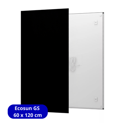 Infrarood Paneel Serie GS 60 x 120 cm Zwart - 600 Watt - Verwarminghandel
