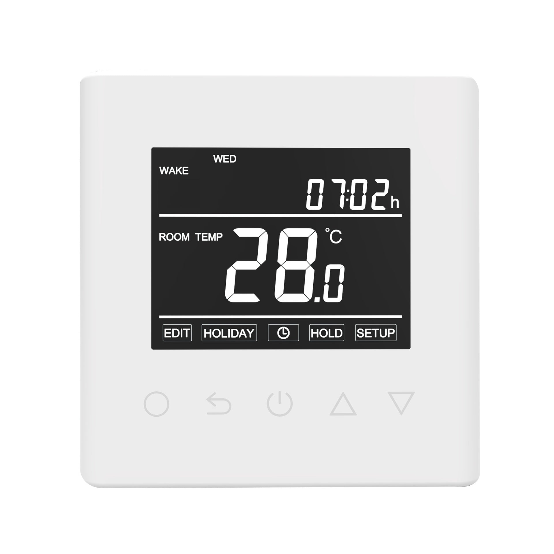 Luxe wifi inbouwthermostaat met 3,5 touch kleurenscherm Olympus Luxe wifi inbouwthermostaat met 3,5 touch kleurenscherm Olympus