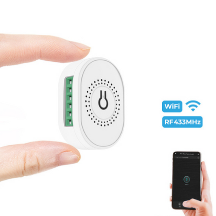 RF Duo Smart Home combi wifi - dubbele schakelaar met 2 x draadloze Wifi Switch