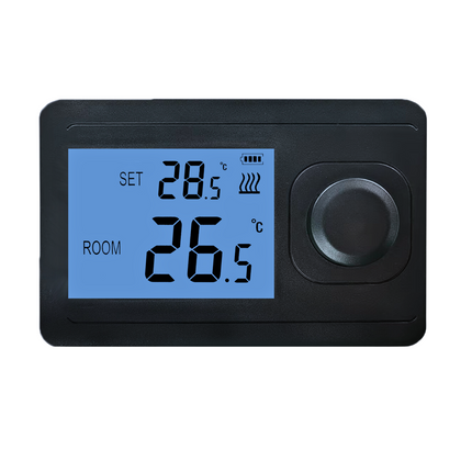 "Otus" Draadloze RF thermostaat - Mat Zwart