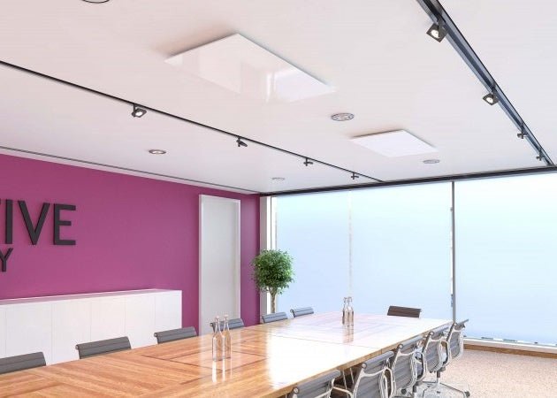 Infrarood Paneel Serie GS 80 x 120 cm Wit - 850 Watt - Verwarminghandel