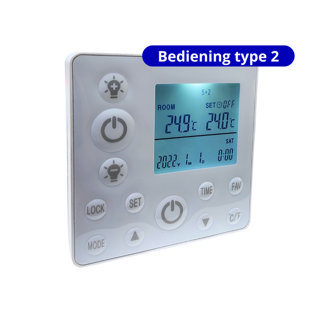 Bedieningsconsole voor Infrarood LED paneel