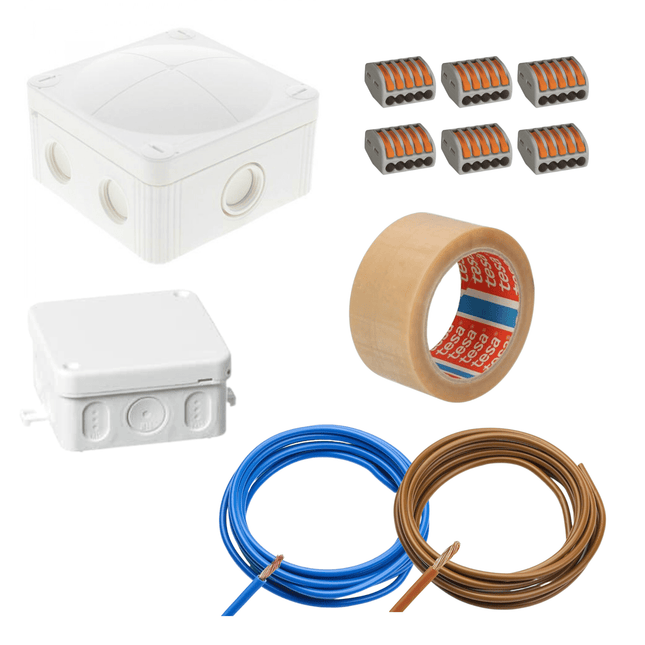 Aansluitpakket voor infrarood vloerverwarming - Verwarminghandel