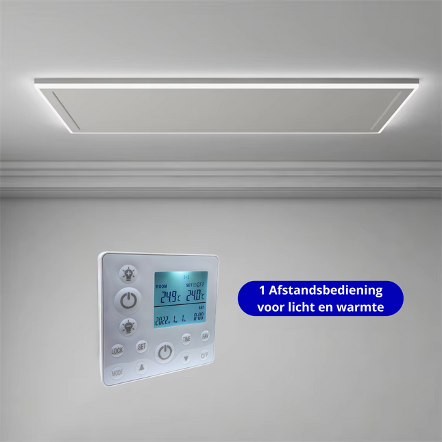 Infrarood paneel met LED verlichting - 700 Watt