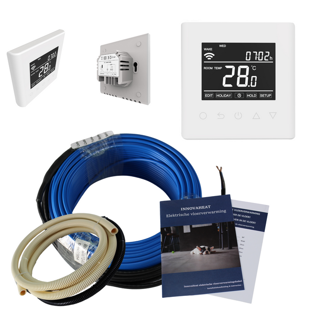 Elektrische vloerverwarming kabel - 1800 Watt