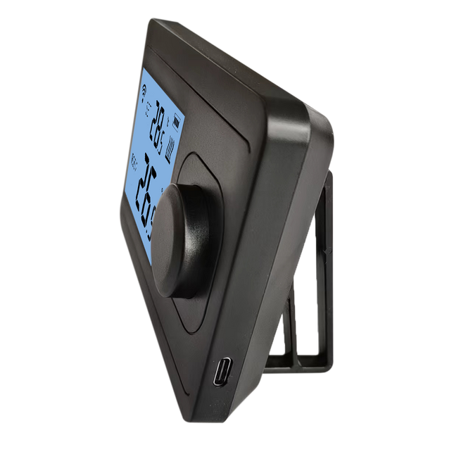 "Otus" Draadloze RF thermostaat - Mat Zwart