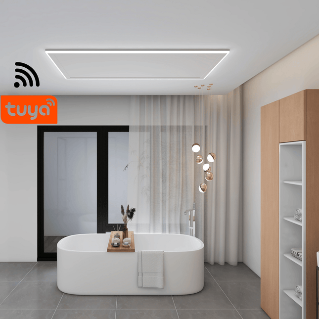 Infrarood paneel met LED verlichting & wifi - 840 Watt - Verwarminghandel
