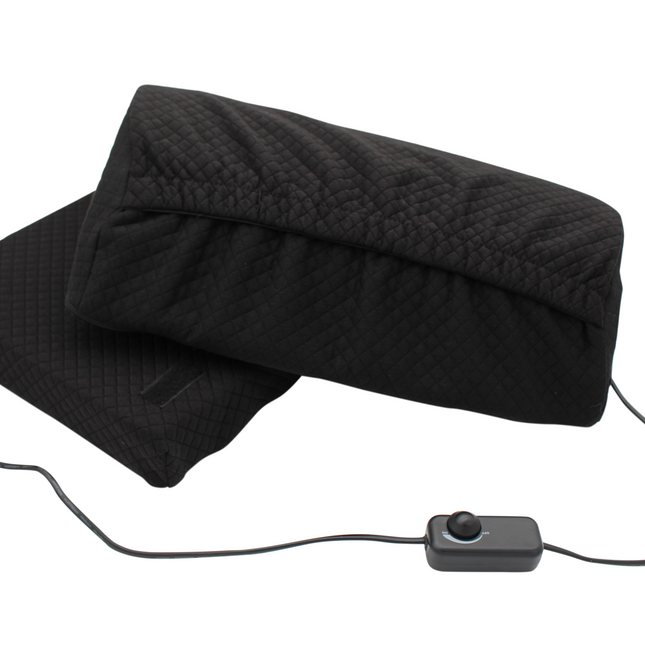 Ergonomisch steunkussen met infrarood verwarming - Zwart