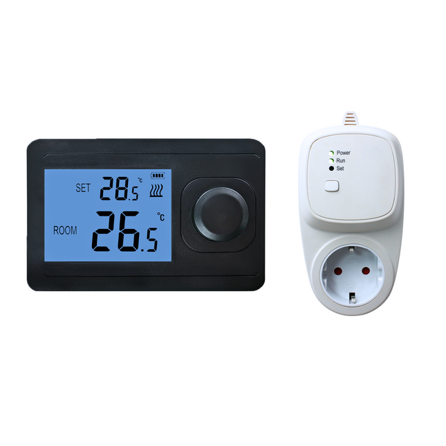 "Otus" Draadloze RF thermostaat - Mat Zwart