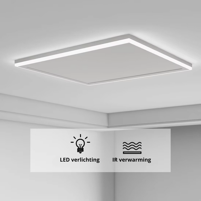 2e Kans - Infrarood paneel met LED verlichting & Wifi - Diverse afmetingen