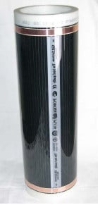 Infrarood Vloerverwarming op maat - 160 Watt/m2  - 100 cm breed