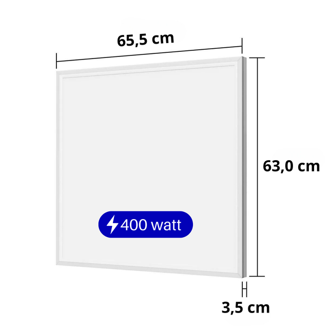 Infrarood paneel met LED verlichting - 400 Watt