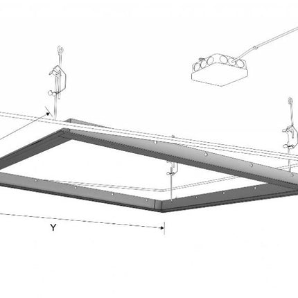 Aluminium frame voor het inbouwen van  Ecosun panelen