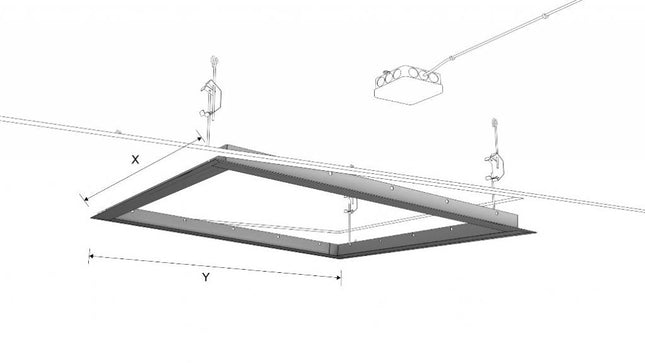 Aluminium frame voor het inbouwen van Ecosun panelen - Verwarminghandel