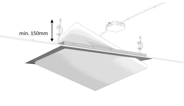 Aluminium frame voor het inbouwen van  Ecosun panelen