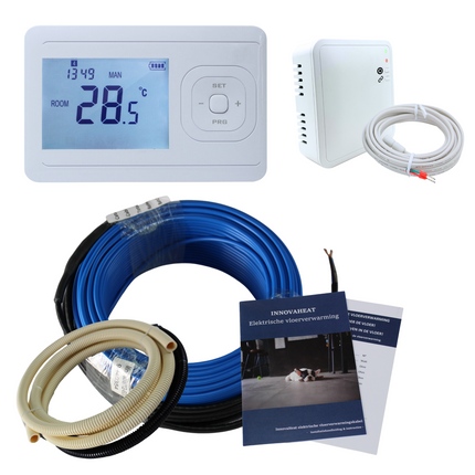Elektrische vloerverwarming kabel - 1800 Watt