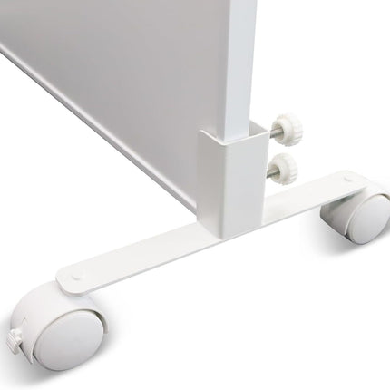 Standconsole set met wielen voor infrarood panelen