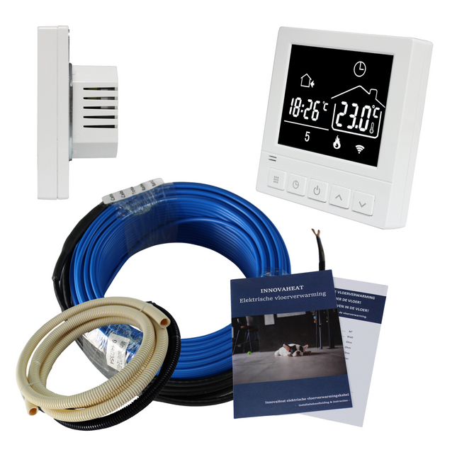 Elektrische vloerverwarming kabel - 1800 Watt