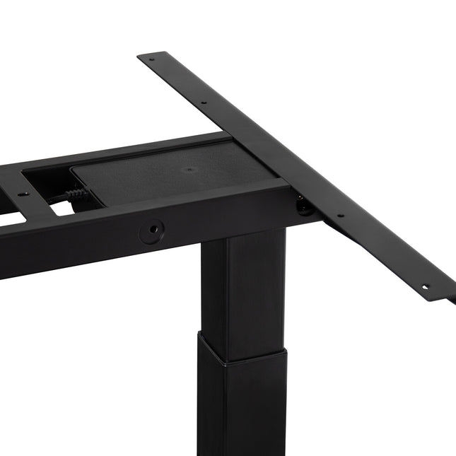 Elektrisch verstelbaar zit-sta bureau frame 200 x 80 cm - Zwart