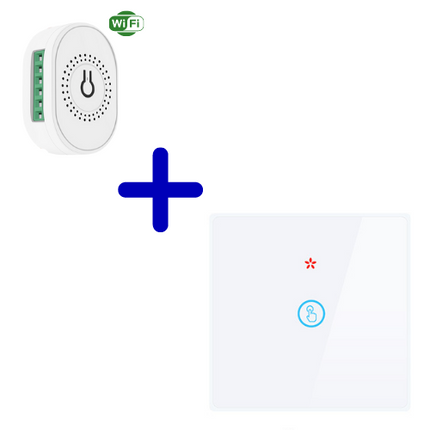 RF Smart Home combi wifi - Enkele schakelaar met draadloze Wifi switch