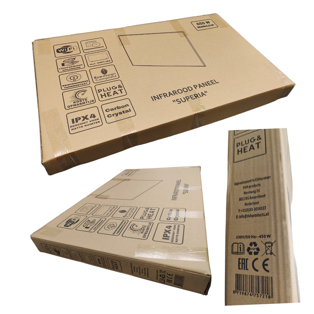 Infrarood Paneel "Superia" 50 x 90 cm - 450 Watt