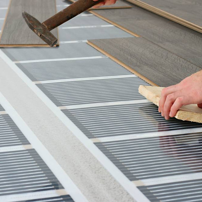 Infrarood Vloerverwarming Compleet - 80  Watt/m²  -  50 cm