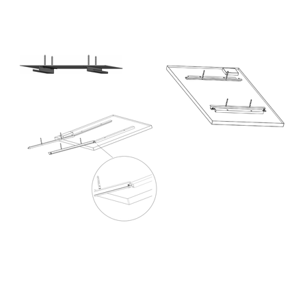 Infrarood Paneel Milano HT - Plafond - 30 x 150 cm - 600 Watt
