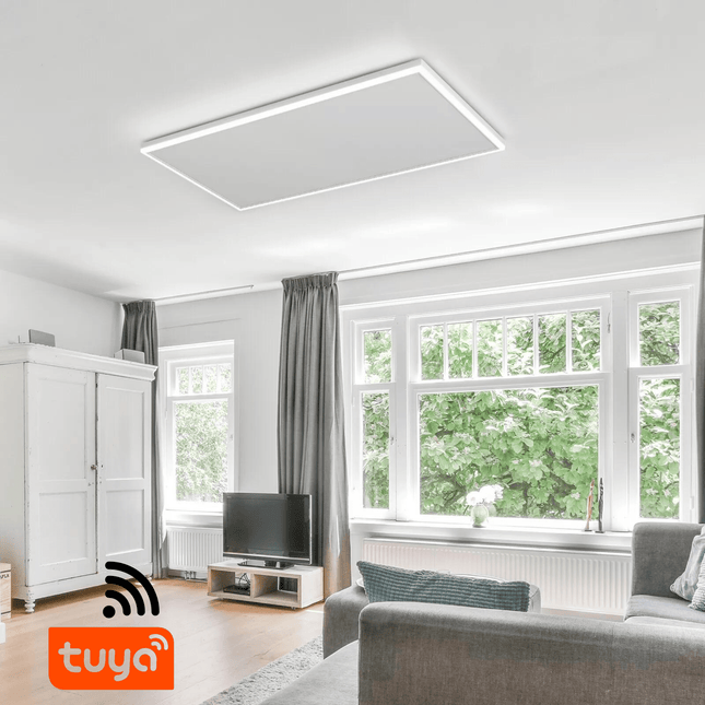 Infrarood paneel met LED verlichting & wifi - 700 Watt - Verwarminghandel