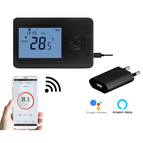 Echo WiFi thermostaat zwart zonder ontvanger