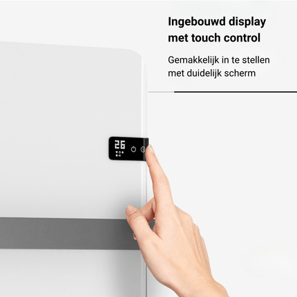 Infrarood Paneel Sorrento voor Badkamer - Handdoekbeugels & Wifi - 500 watt - Verwarminghandel